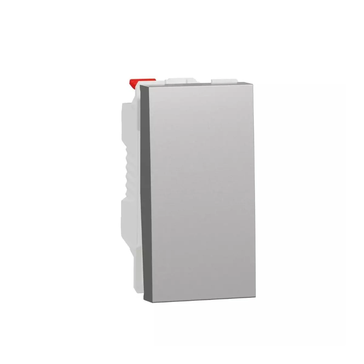Schneider Electric NU310630 Yeni Unica, Liht Buton 1 modül, Alüminyum — temsili üretici aile görseli