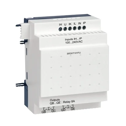 Schneider Electric SR3XT101FU ZELIO SMART RELAY, XT 10 I-O 100-240 VAC — üretici katalog görseli