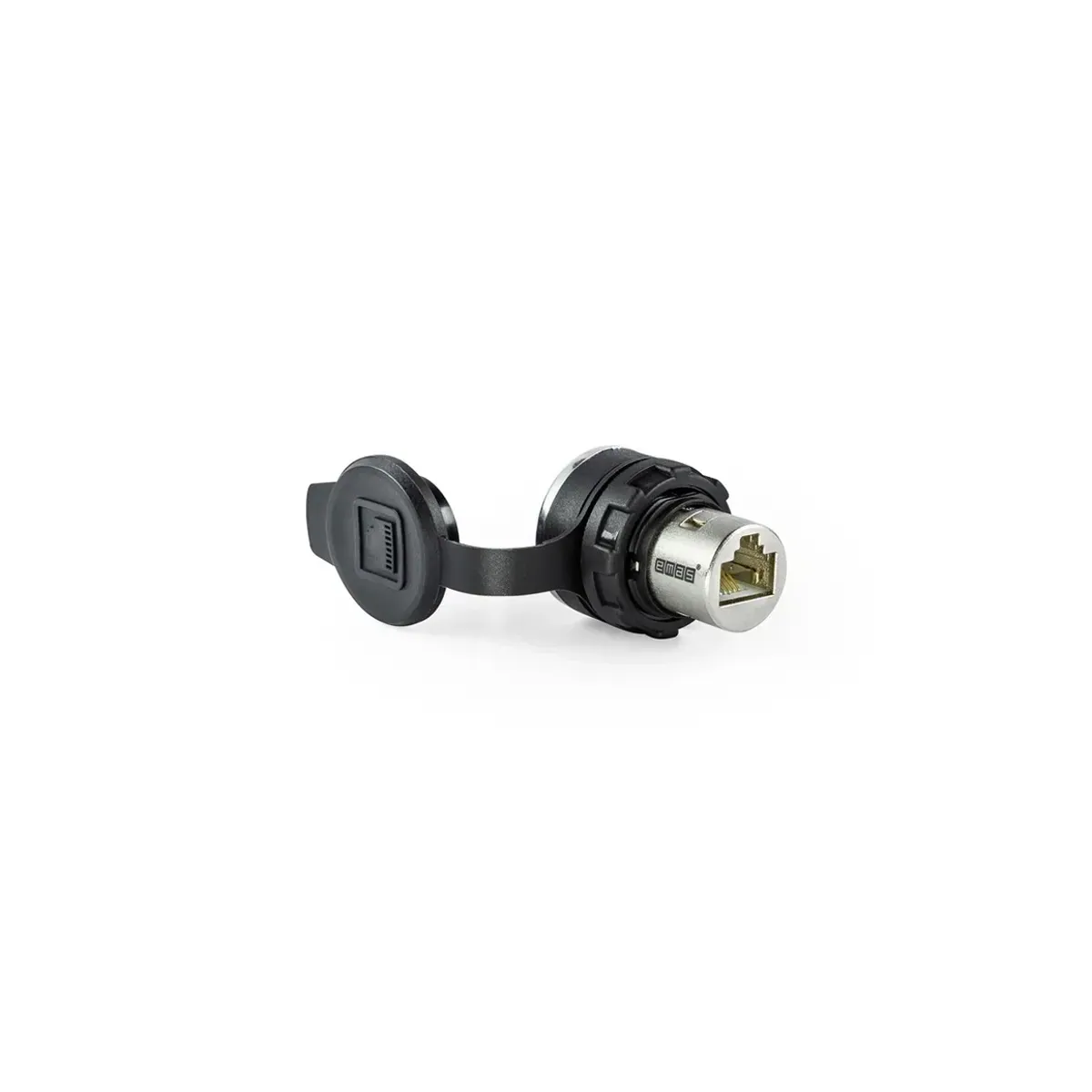 Emas B Series Plastic RJ45 Double-Sided Female 22mm IP65