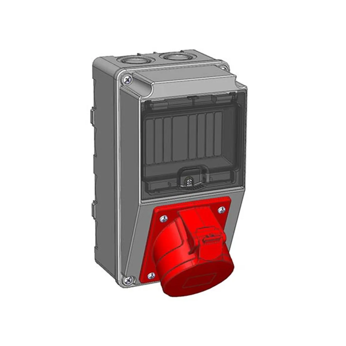 Mete Enerji 70025050B007 1 pcs 5x32A IP44 Angled Machine Socket on Front