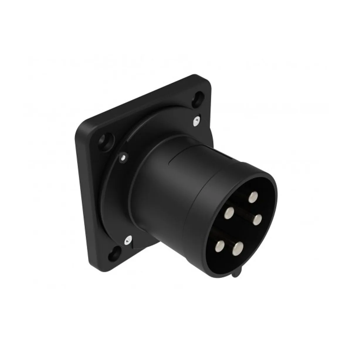 Bemis BCS-4505-2114 CEE Makine Fişi 63 A 3P+E+N IP44 Siyah