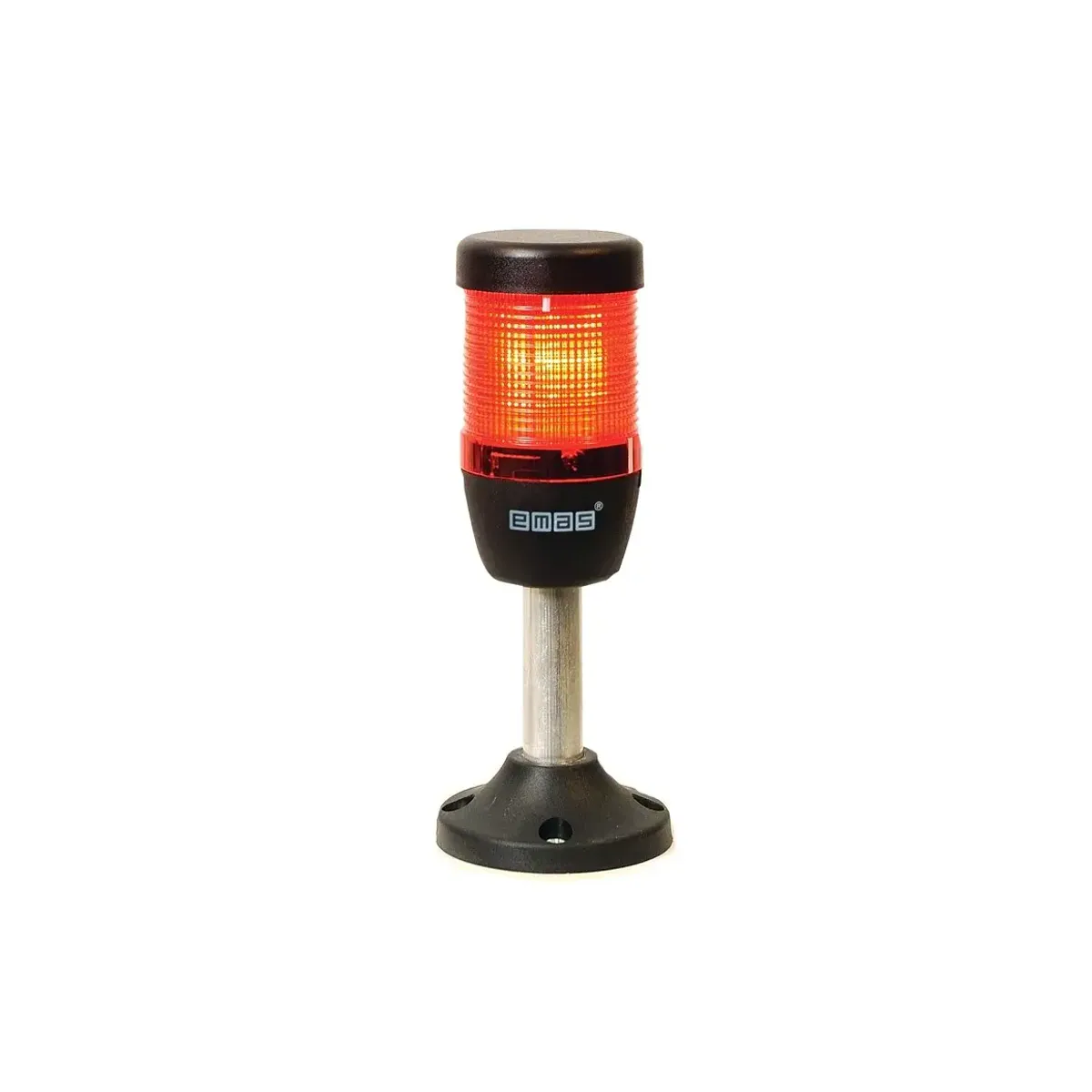Emas IK Series Single-Tier 220V AC 100mm LED Stack Light with Tube and Plastic Base 50mm