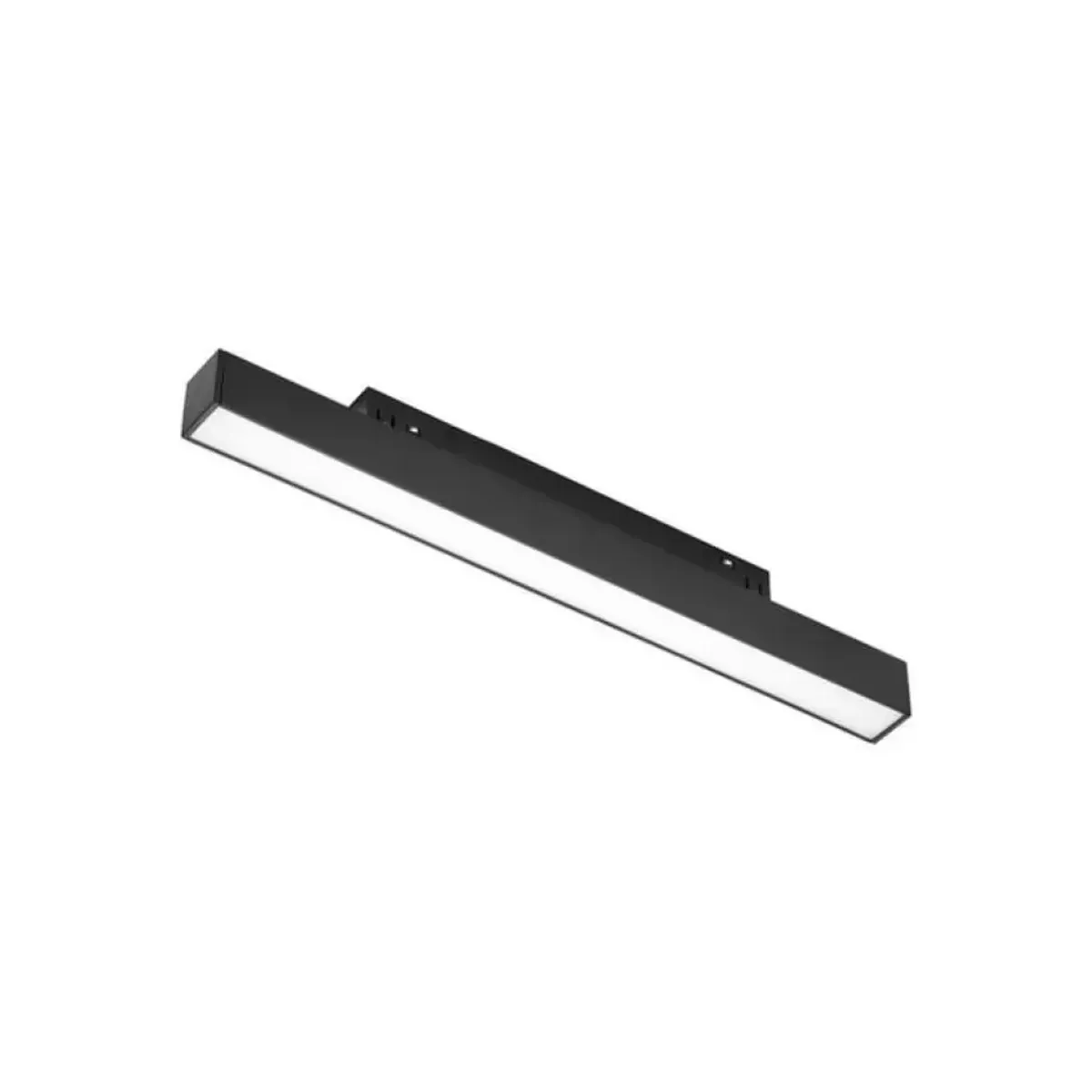 10W 48V Linear Magnetic Black Luminaire