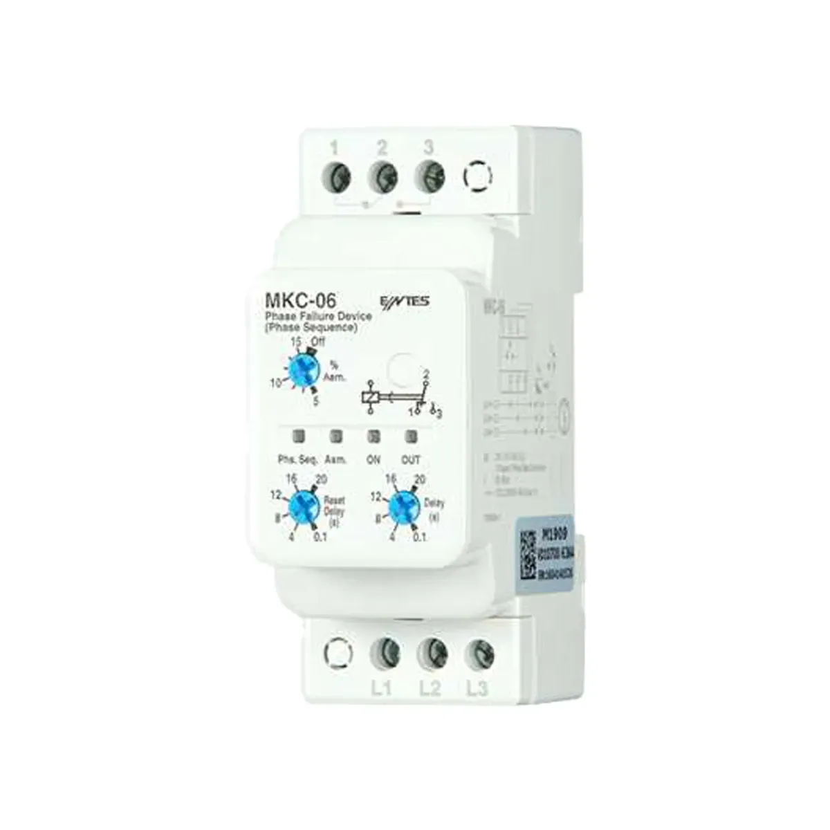 Entes MKC-06 Motor Faz Koruma Rölesi, 380-400VAC