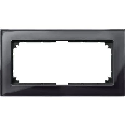 Schneider Electric 487803 Traş Prizi çerçevesi, M-Elegance Glass, Oniks siyah