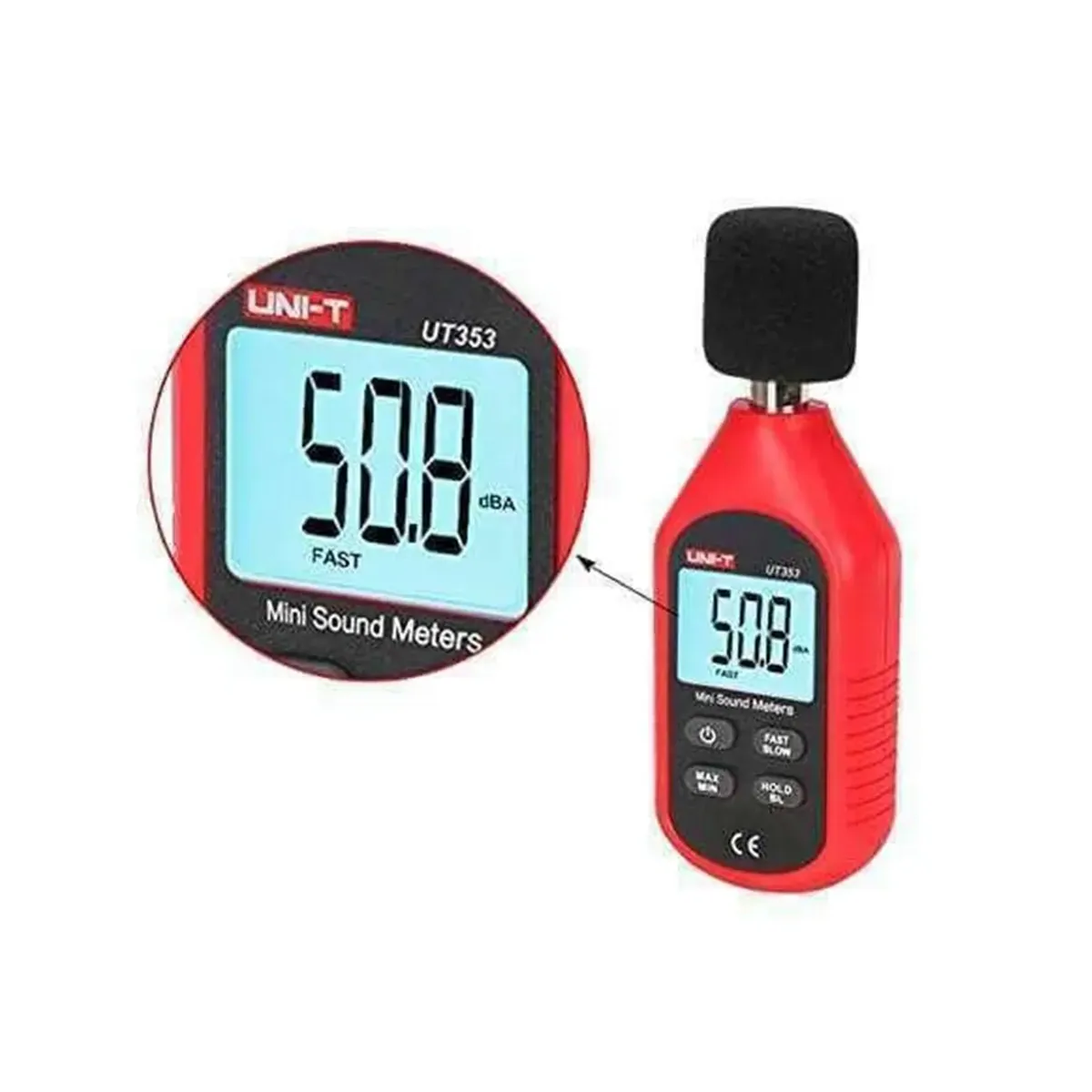 Unit UT353 Mini Decibel Meter - Sound Level Measuring Device