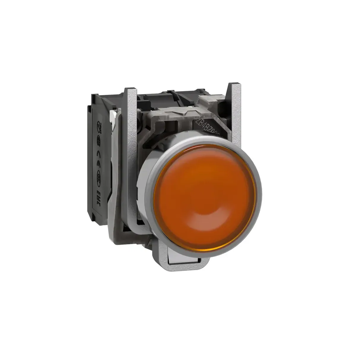 Schneider XB4BW35M5 Yellow Spring-Return Illuminated Push Button 1NO+1NC 22mm 220-240V