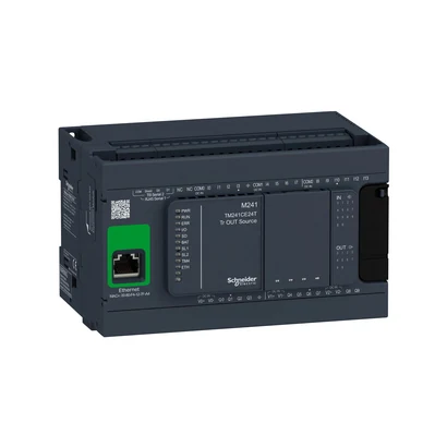 Schneider Electric TM241CE24T M241 PLC, 14DI, 10 DO Transistor, Ethernet