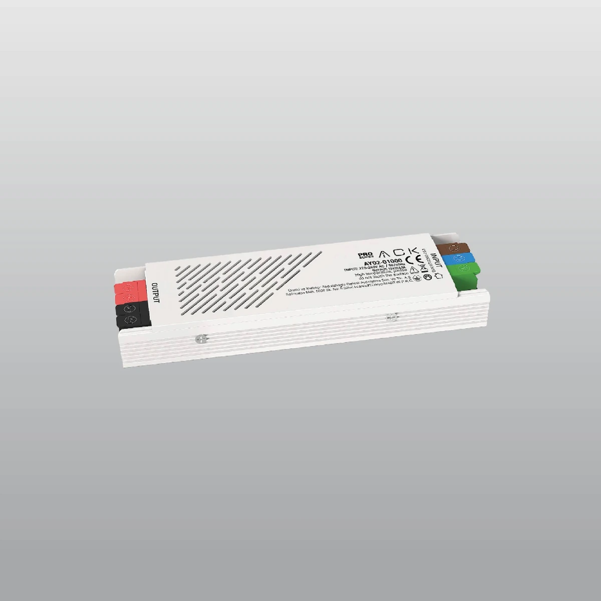 ACK AY02-01000-PRO DC 12V PRO Series LED Sürücüler 100W