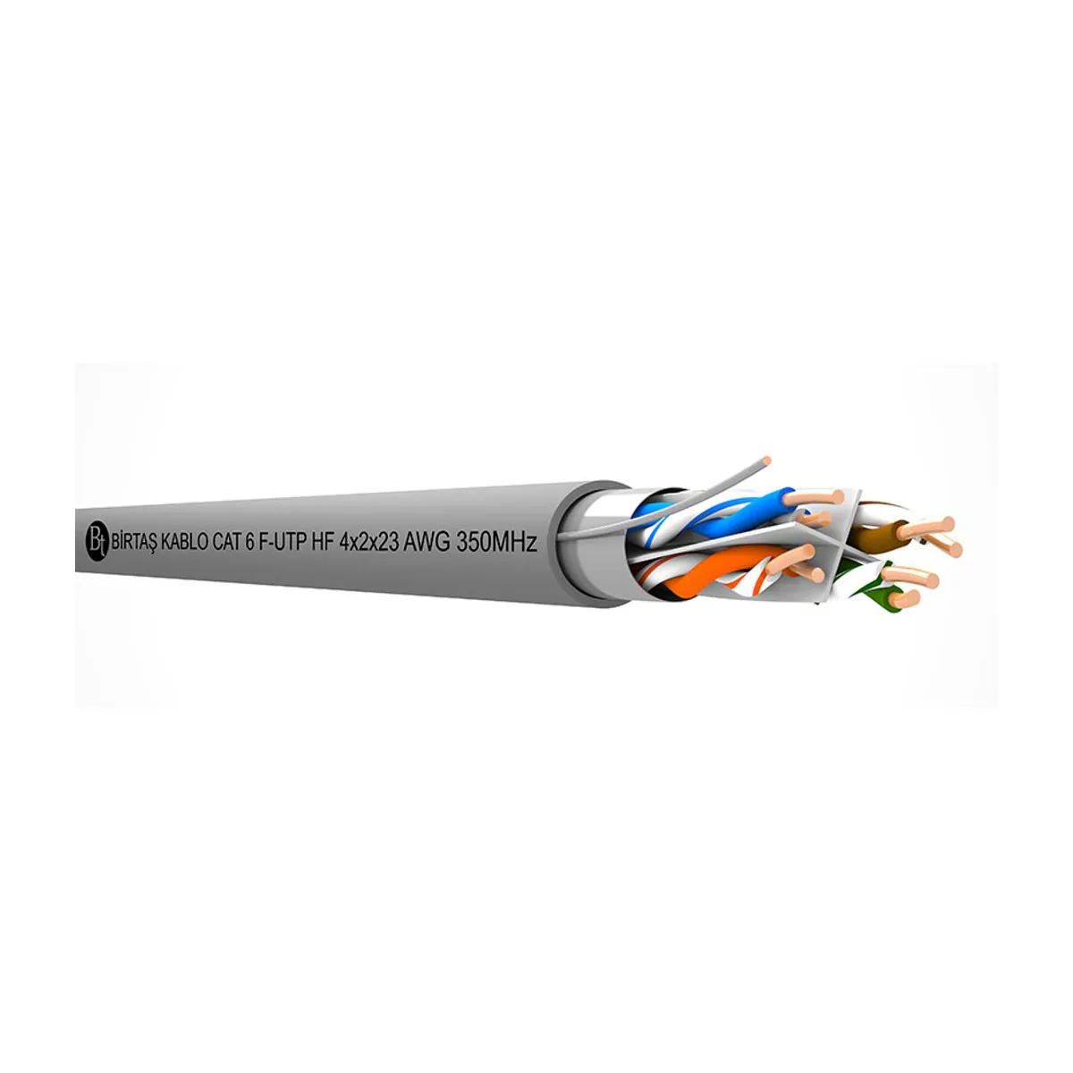 Birtaş CAT6 SF/UTP HF 4x2x23 AWG gri üretici ürün ailesi görseli