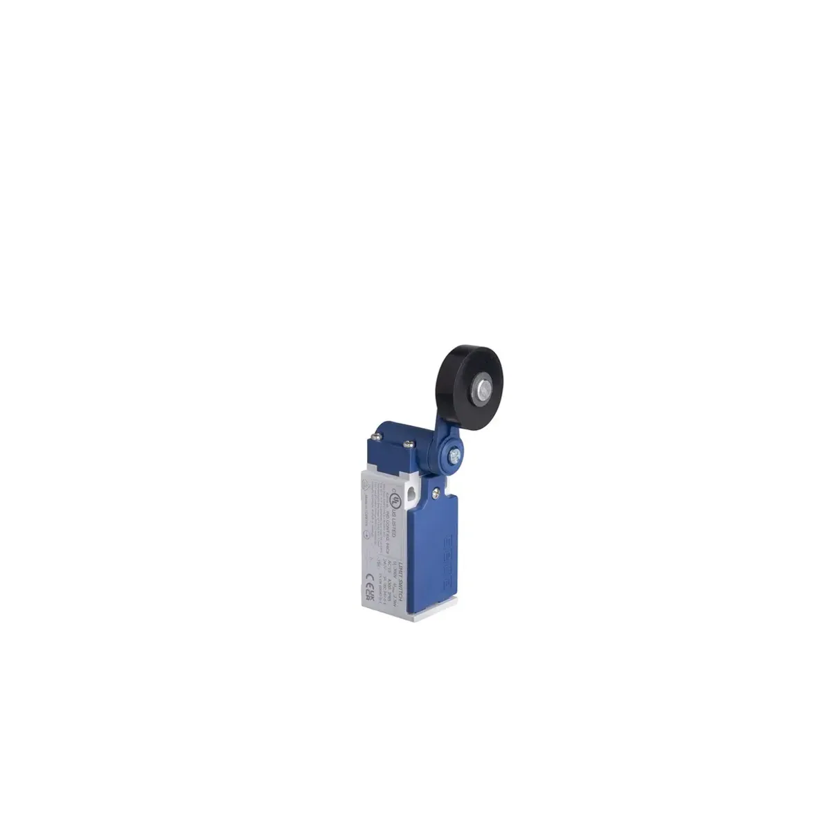 Emas L5 Plastic Housing 34 mm Rubber Roller Adjustable Lever Snap-Action 1NO+1NC Limit Switch L5K13MEL124