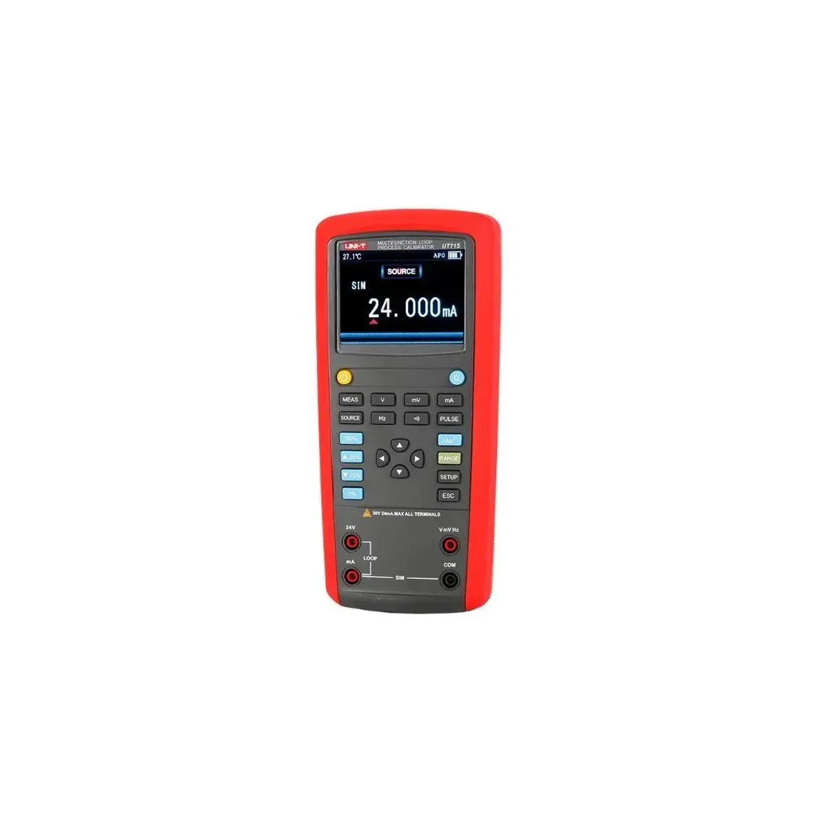 Unit UT715 Multifunction Loop Process Calibrator