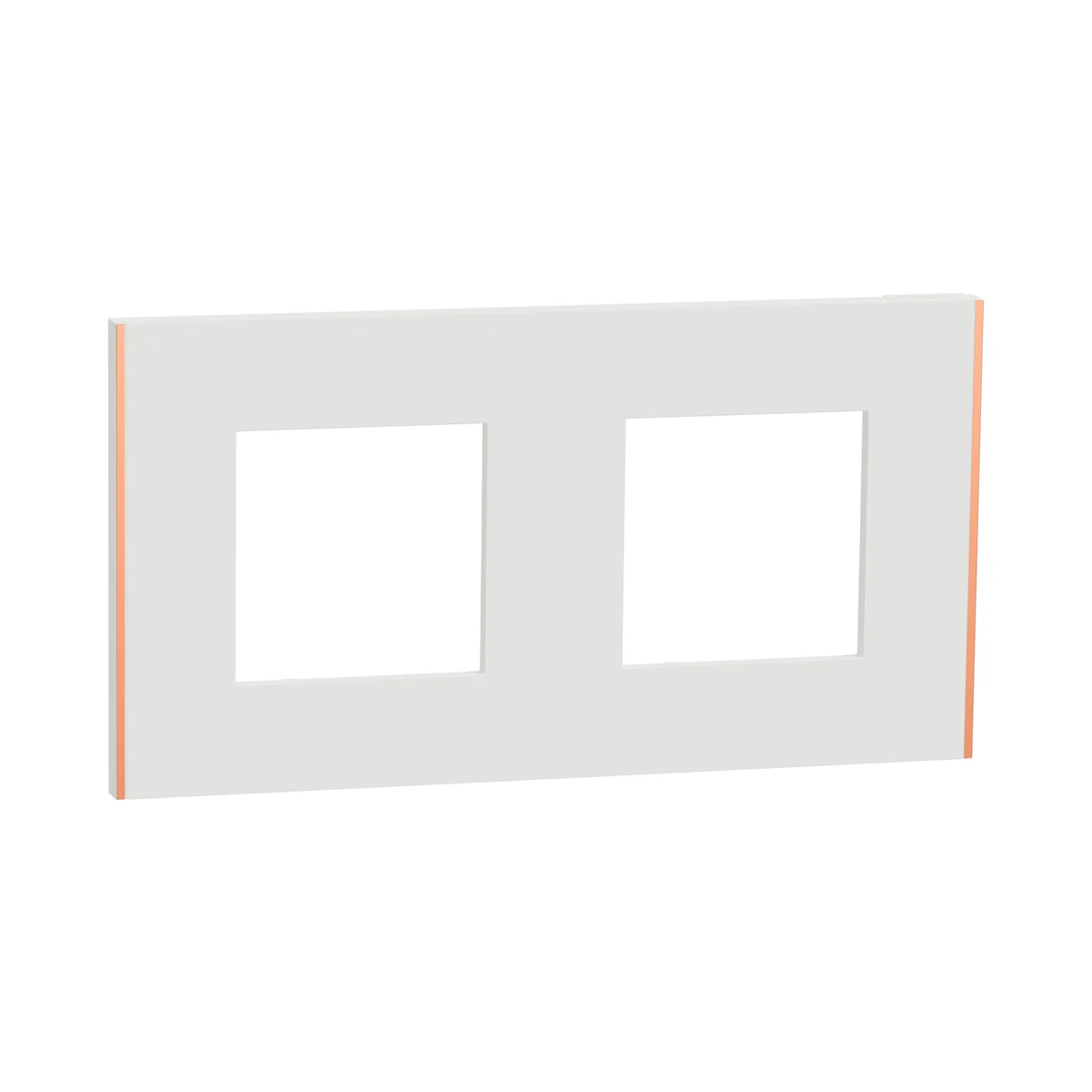 Schneider Electric NU600442 Unica Deco Subtle Double Frame White/Copper