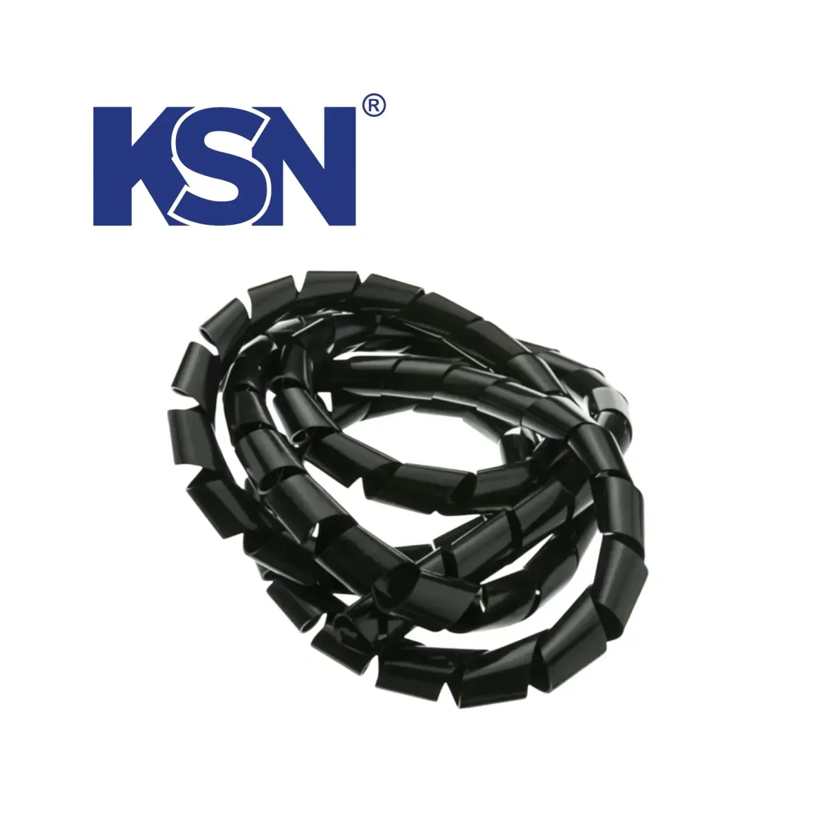 7,5-30mm Siyah Helezon Kablo Spirali (10metre/pkt)