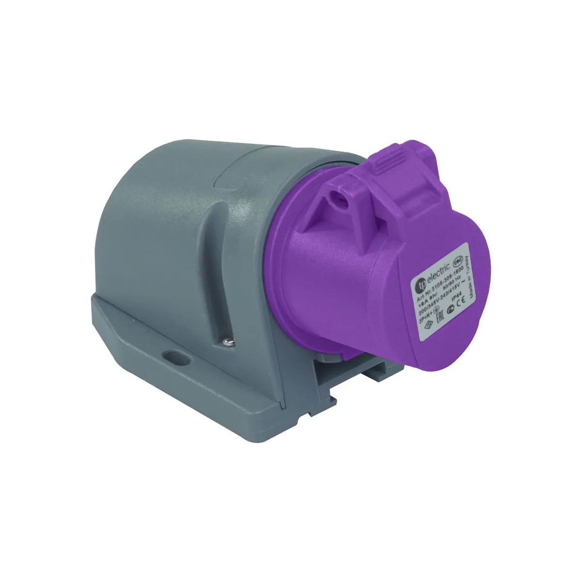 TP Elektrik 3118-307-0400-12h CEE 2x16A Wall Socket, IP 44, 12h