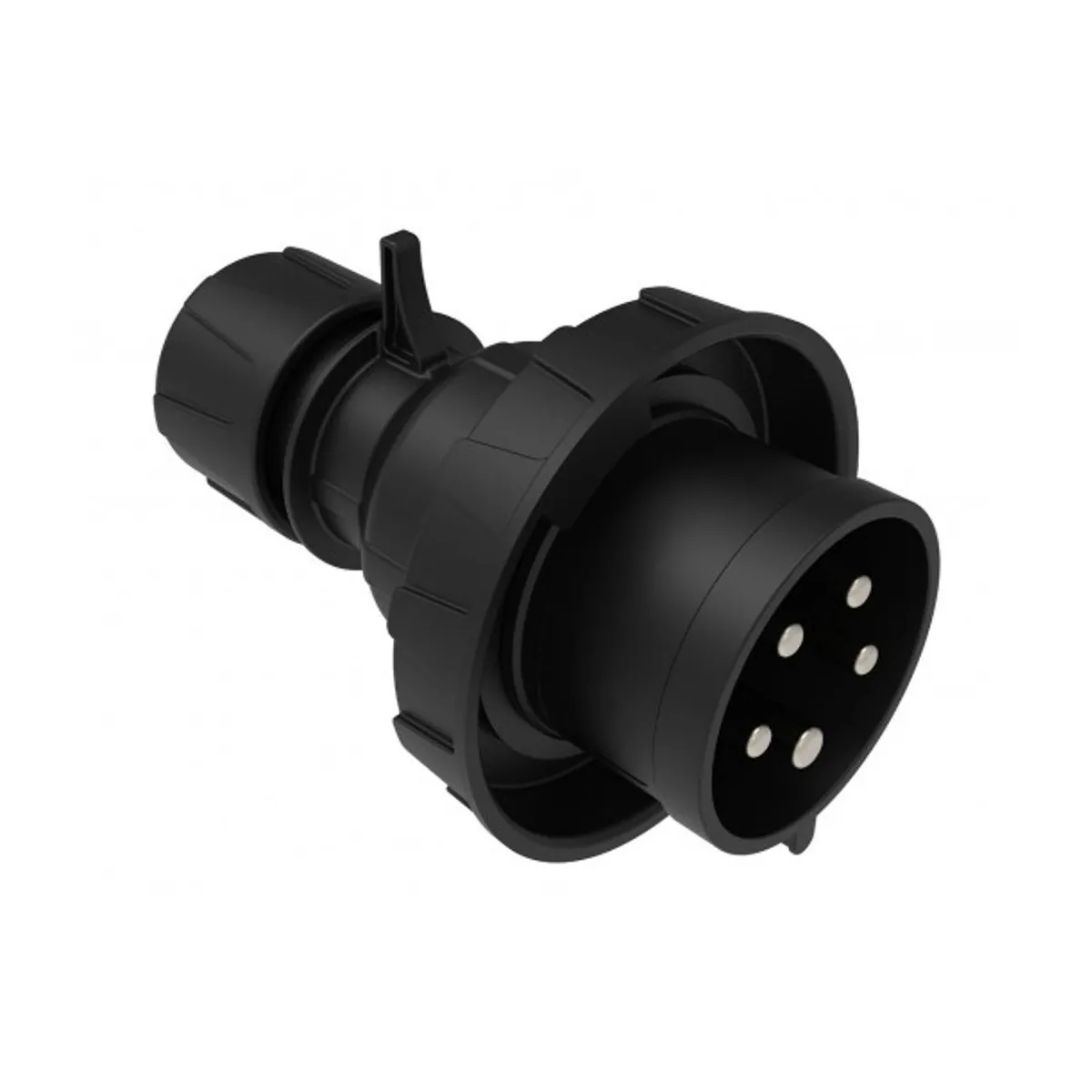 Bemis BCS-3505-7011 CEE Düz Fiş 32 A 3P+E+N IP67 Siyah