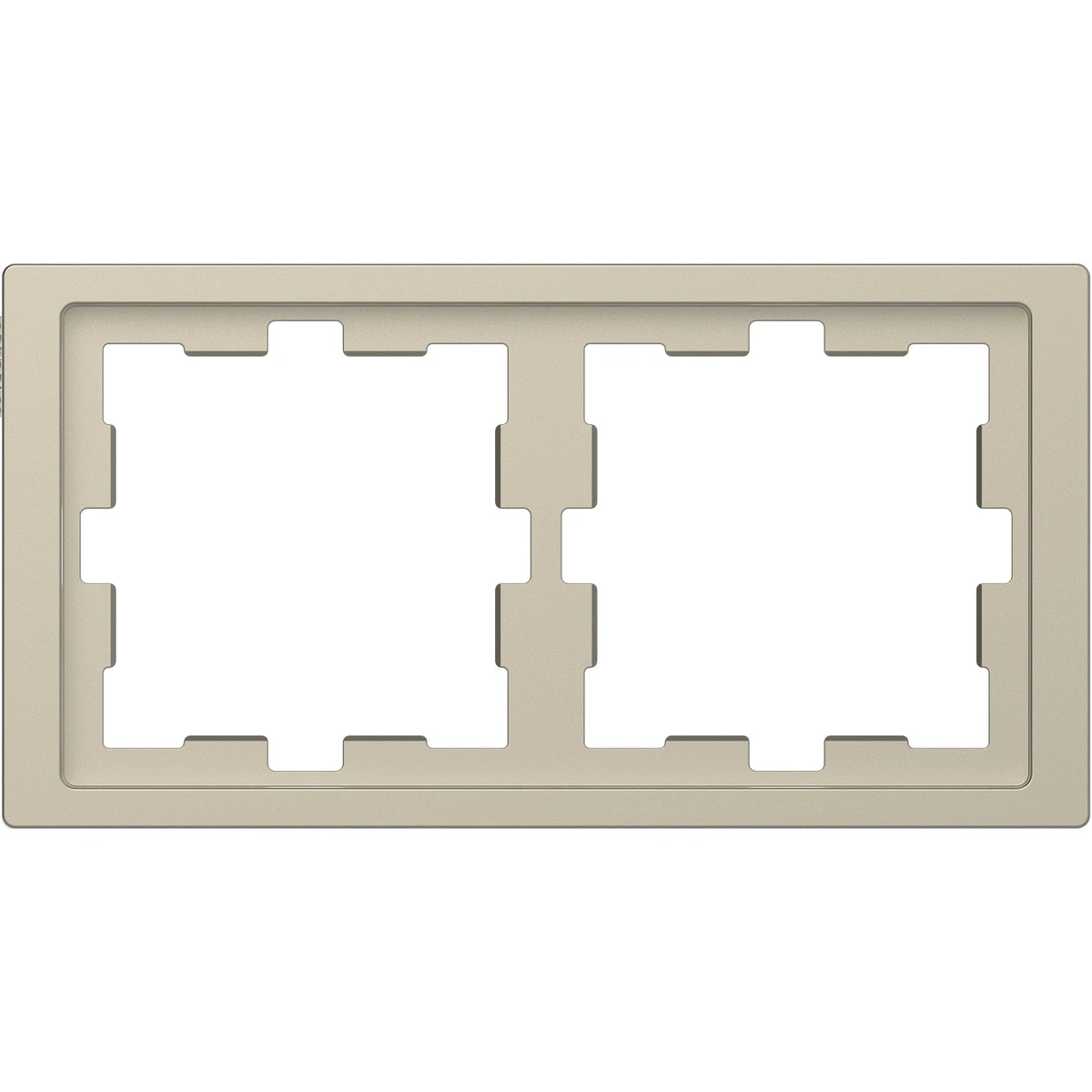 Schneider Electric MTN4020-6533 Frame, Merten D-Life, 2-Gang, Sahara