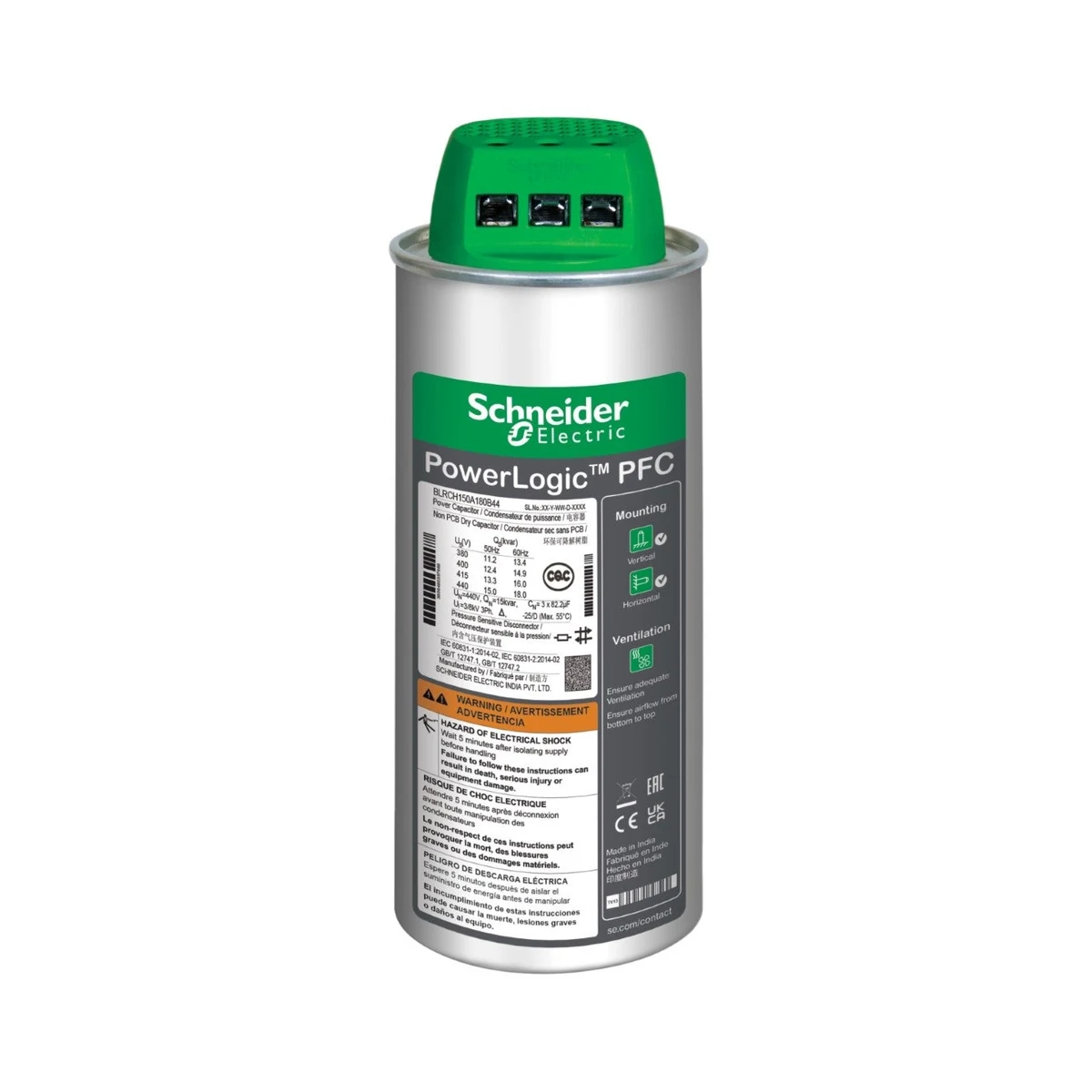 Schneider Electric BLRCH288A346B48 PowerLogic 480V 28,8KVar — üretici temsili ürün görseli