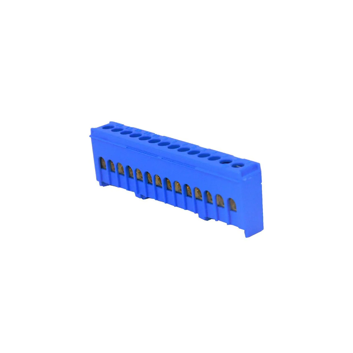 TP Elektrik 27315-6000-09 14-Way Neutral Terminal Block, Blue