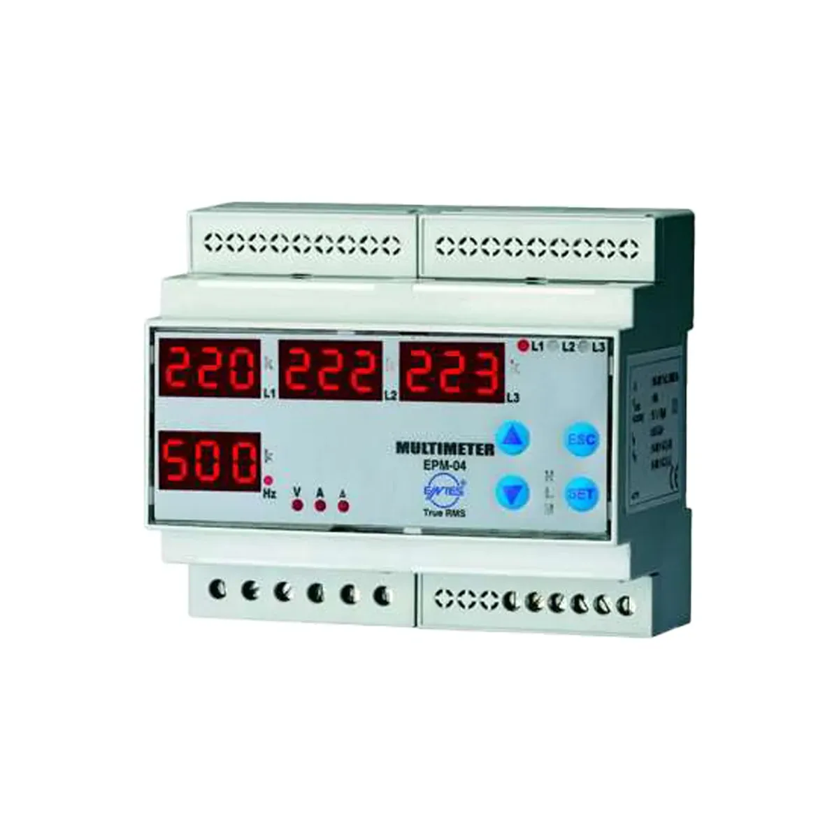 Entes EPM-04-DIN Multimetre, 230VAC, DIN6