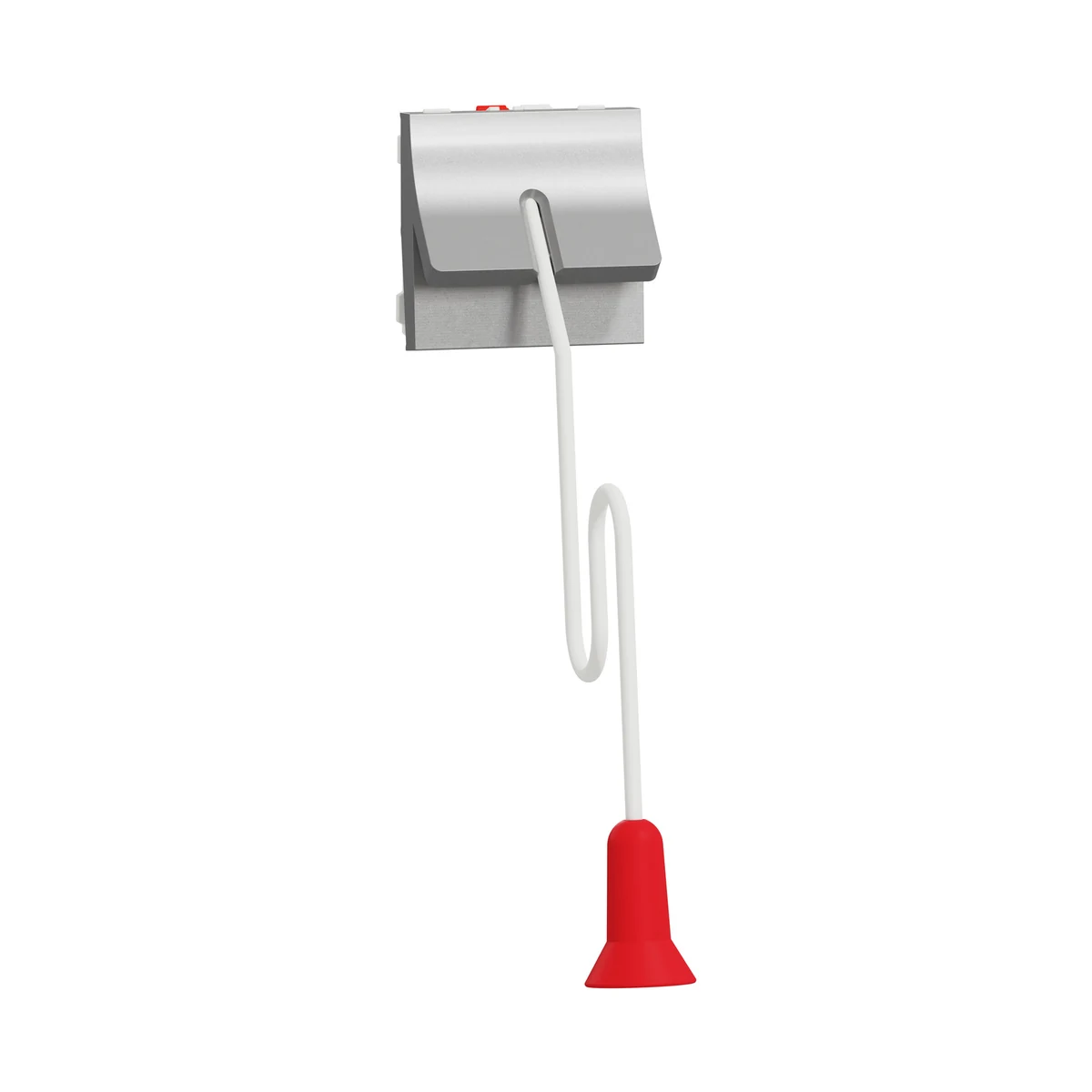 Schneider Electric NU322630 Yeni Unica, Pull-Cord Push Button 2 module, Aluminum