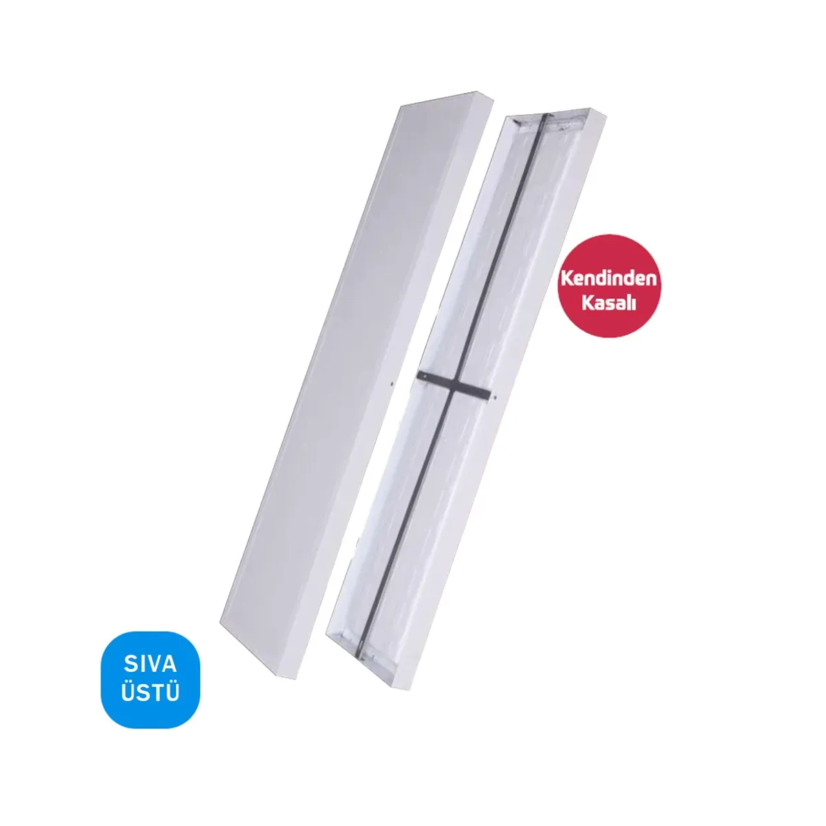 40W Surface-Mounted 30x120 Rectangular 6500 K Lumia-S Series Backlight LED Panel Luminaire