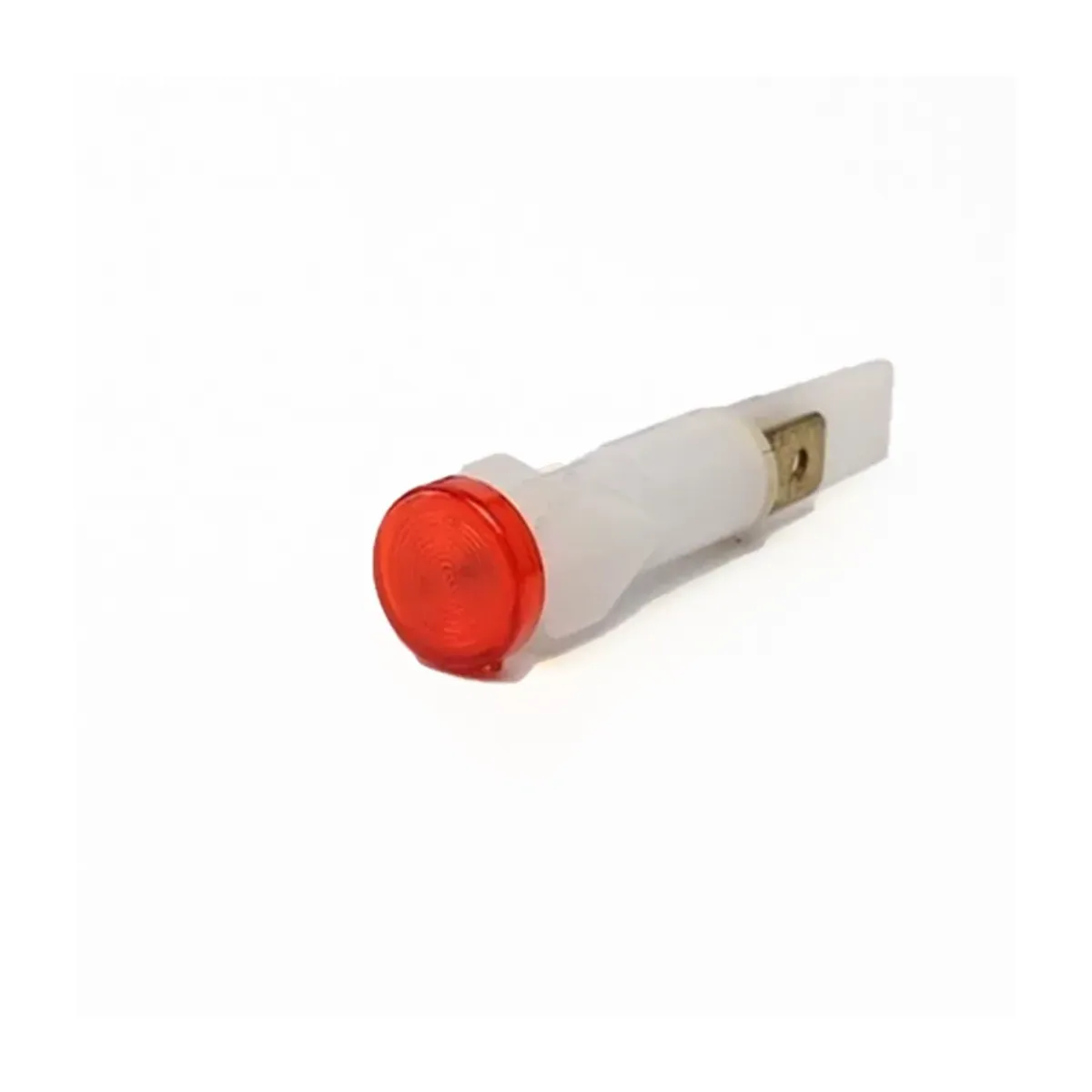 Emas S Series Plastic Bulb Type 230V AC Terminal Tabbed Nutless Red 10mm Pilot Light IP40