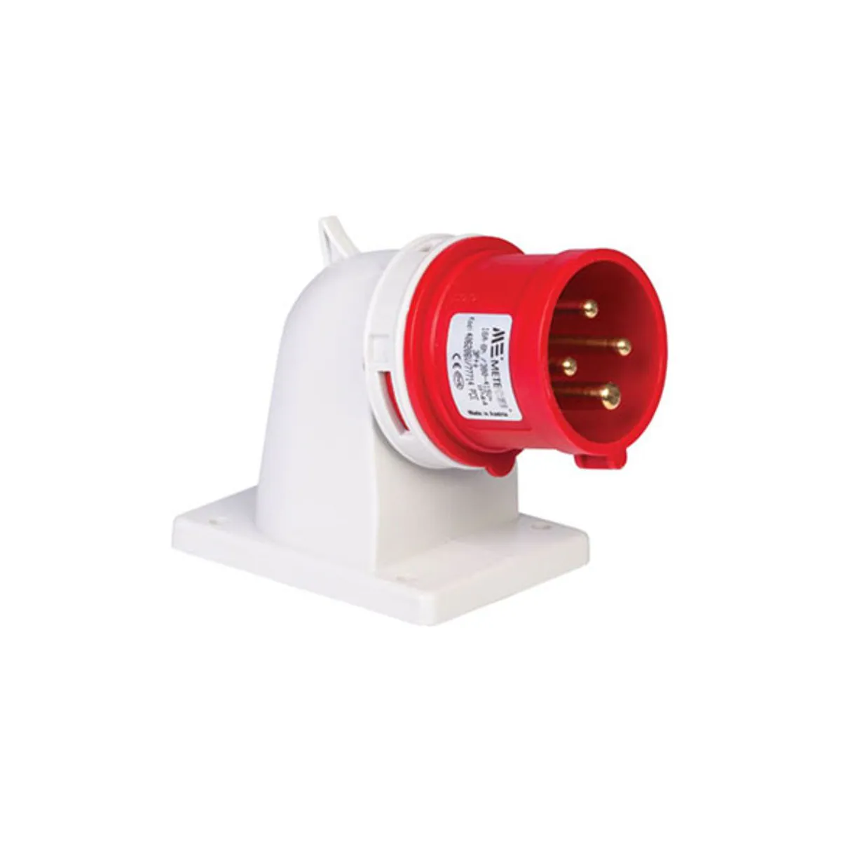 PCE 406206V 4x16A Makine Fiş Eğik IP44 Vidalı