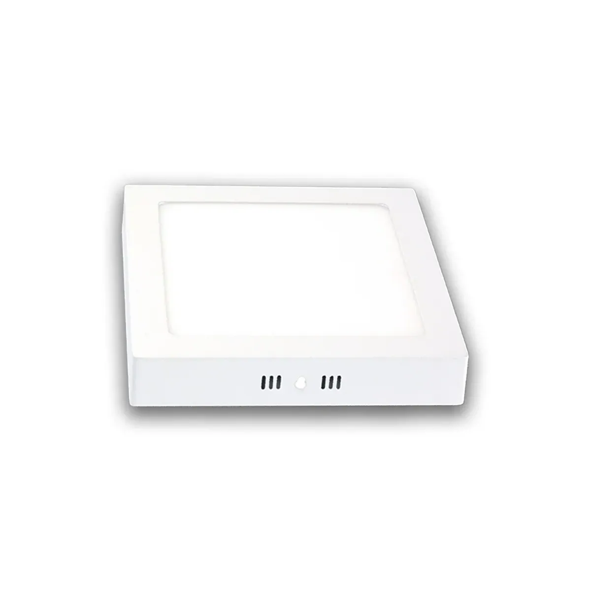 18W Surface-Mounted White Case Square 3000 K Volga Series Backlight LED Panel Luminaire
