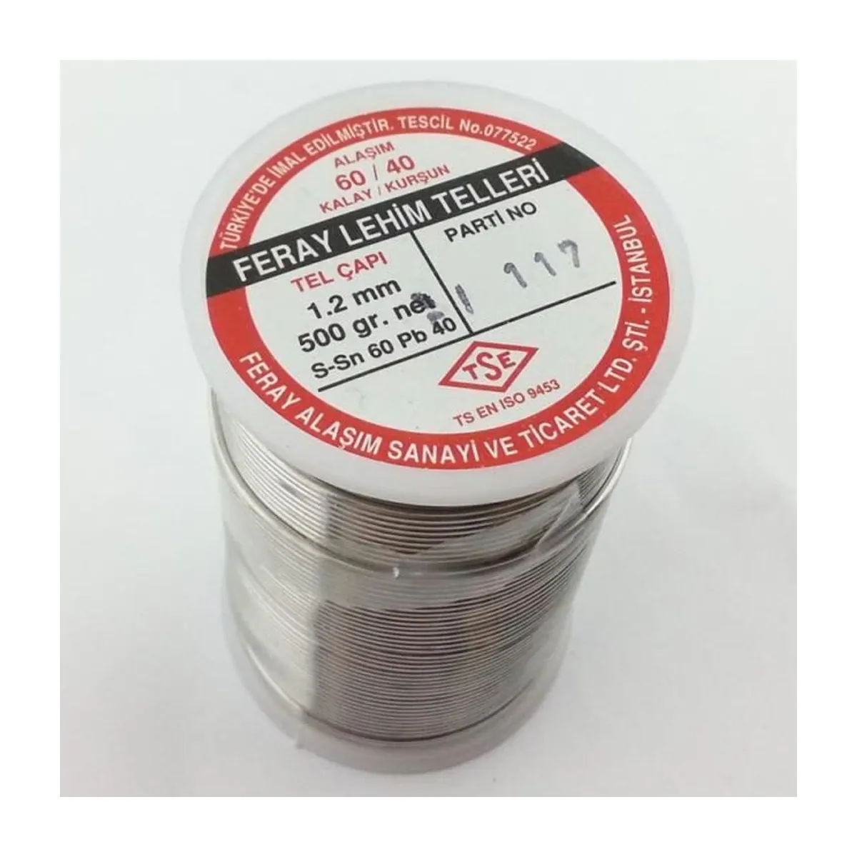 Feray 60/40 1,20 mm lehim teli 500 gr makara