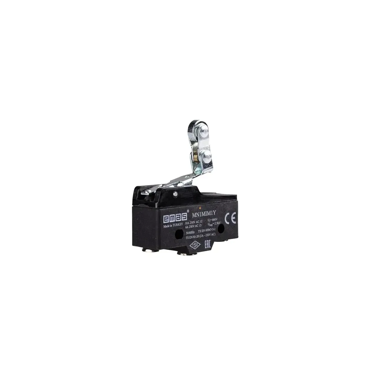 Emas Metal Short Roller Lever 1CO MN1 Series Plastic Mini Switch MN1MIM1Y