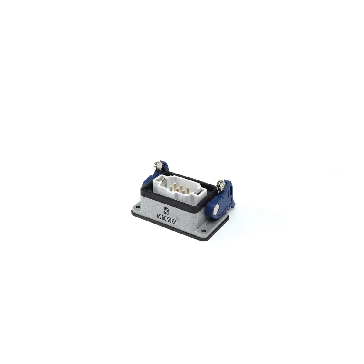 Emas Metal 6 Contact Machine Type Plug 16A Bottom Entry 2 Latched Multi-Contact EBM06FM42