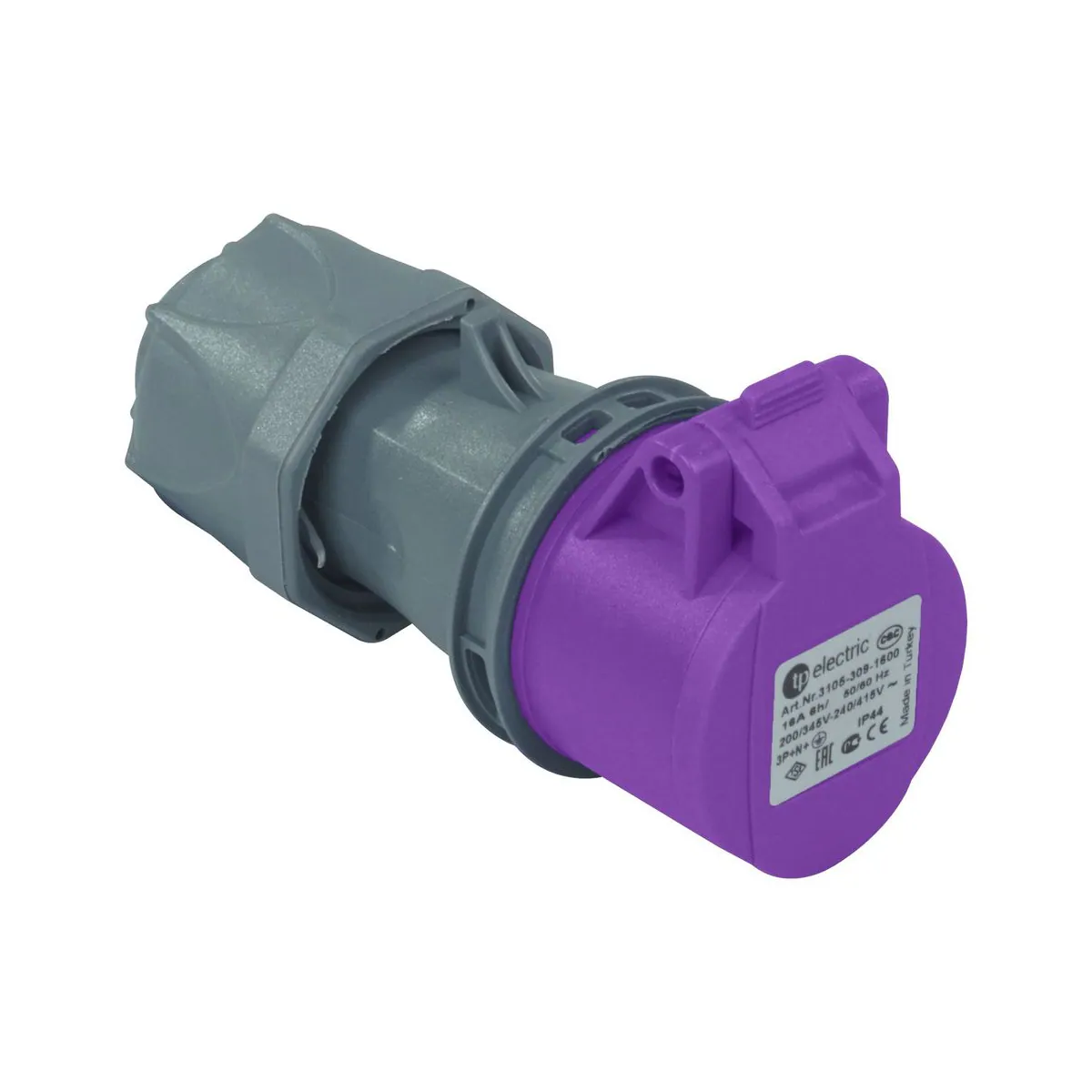 TP Elektrik 3120-304-1100-2h CEE 3x16A Uzatma Prizi, IP 44, 2h — temsili aile görseli