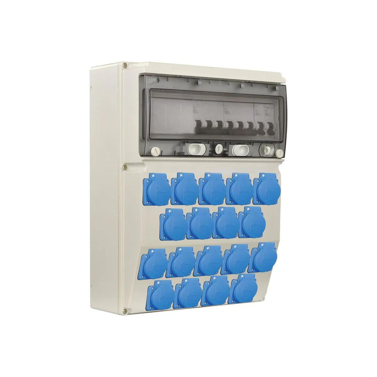 TP Elektrik 3369-990-0000 300x400 Priz Montajlı Kombinasyon Kutusu, 1x16A Prizli, Sigortalı, Kablajlı, IP 66