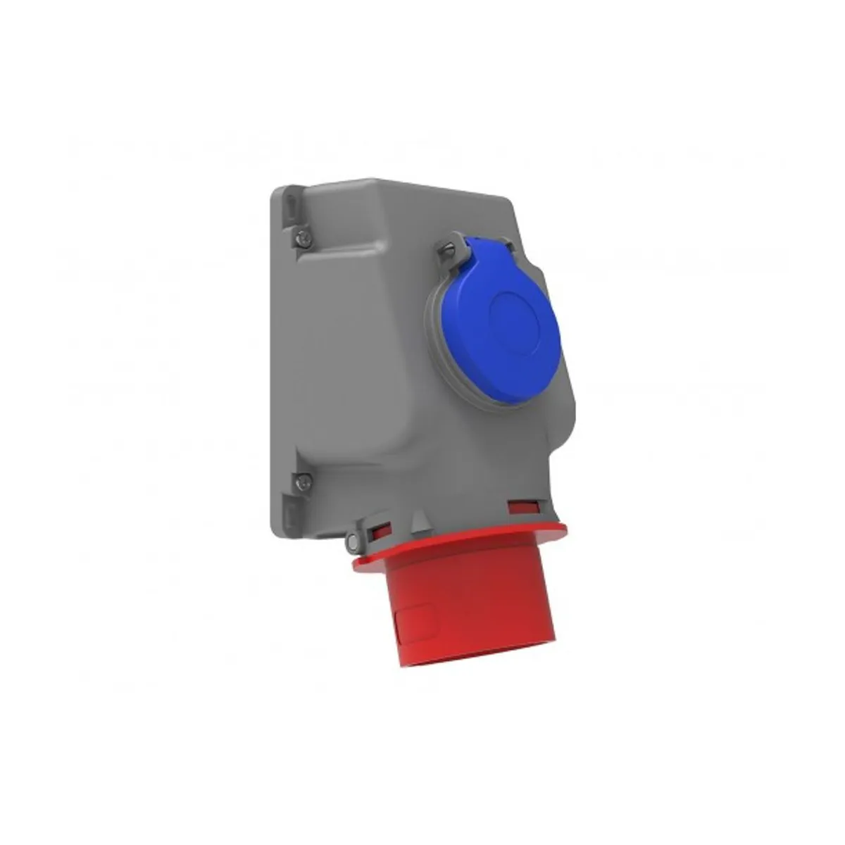 Bemis BC1-3505-2238 CEE 90° Eğik P. Prizli Duvar Fişi 32 A 3P+E+N IP44