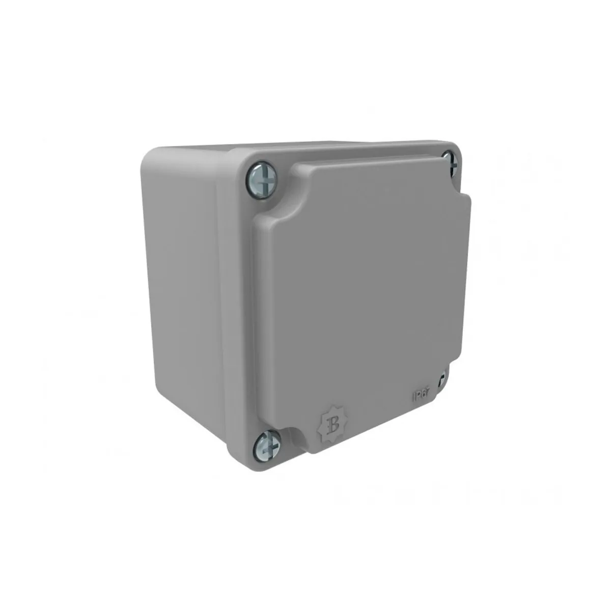 Bemis BB3-2131-0087 Alüminyum Buat Alüminyum Kapak IP67 80x80x60 mm Gri