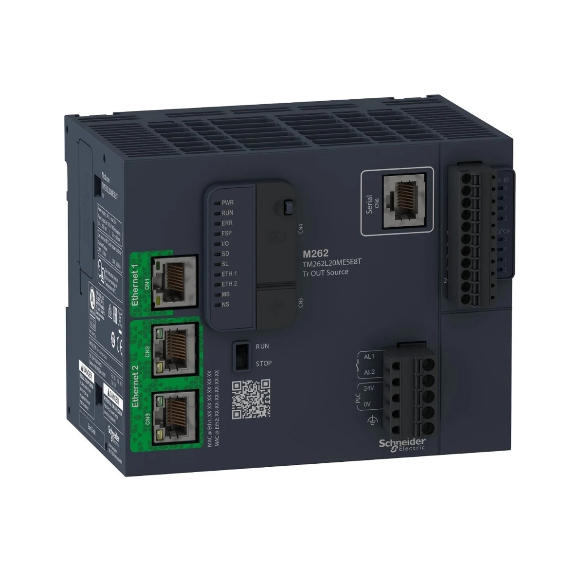 Schneider Electric TM262L20MESE8T M262 Logic PLC, 5ns instruction cycle time