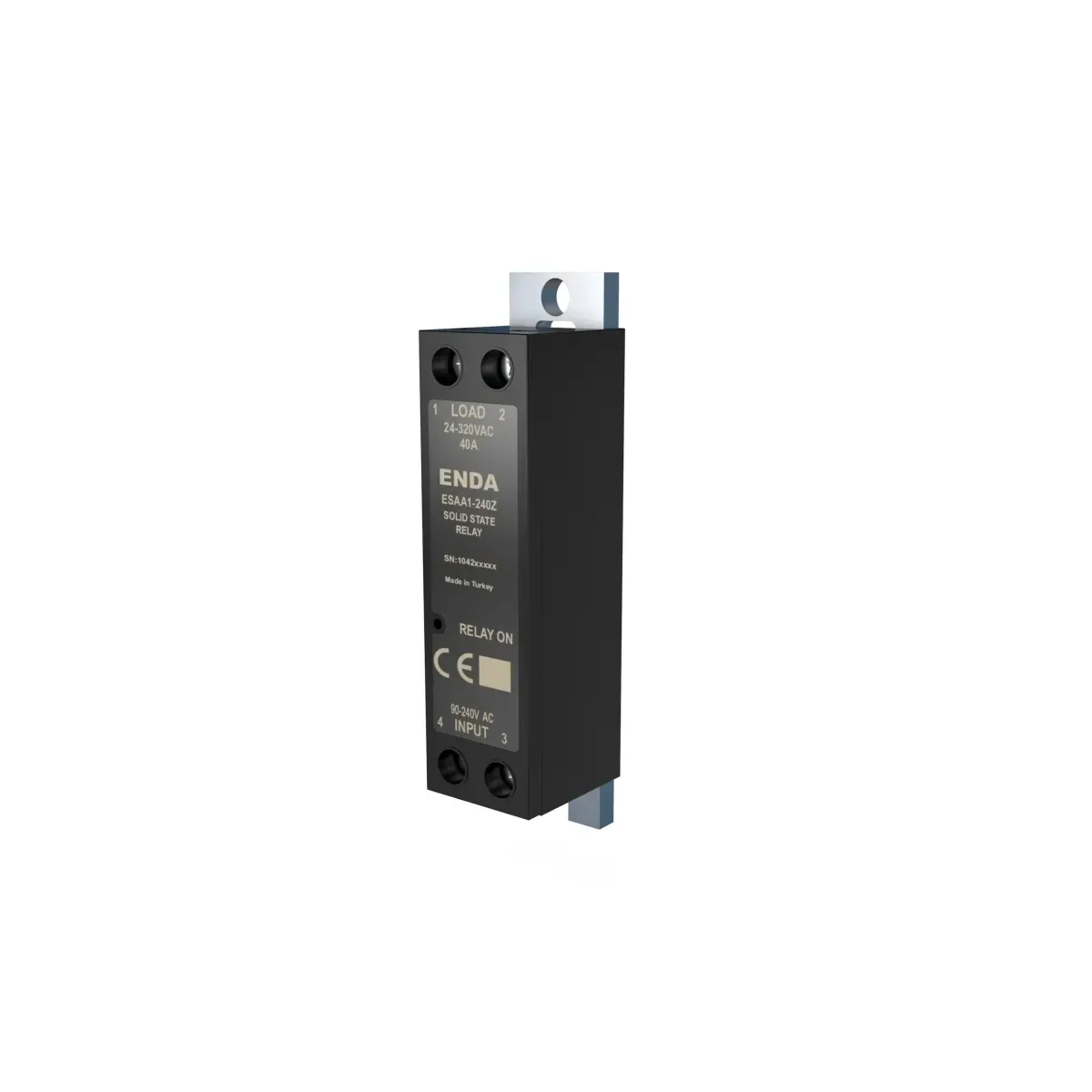 Enda ESAA1-240Z Zero-Cross Panel-Mounted Single-Phase Narrow Panel Solid State Relay