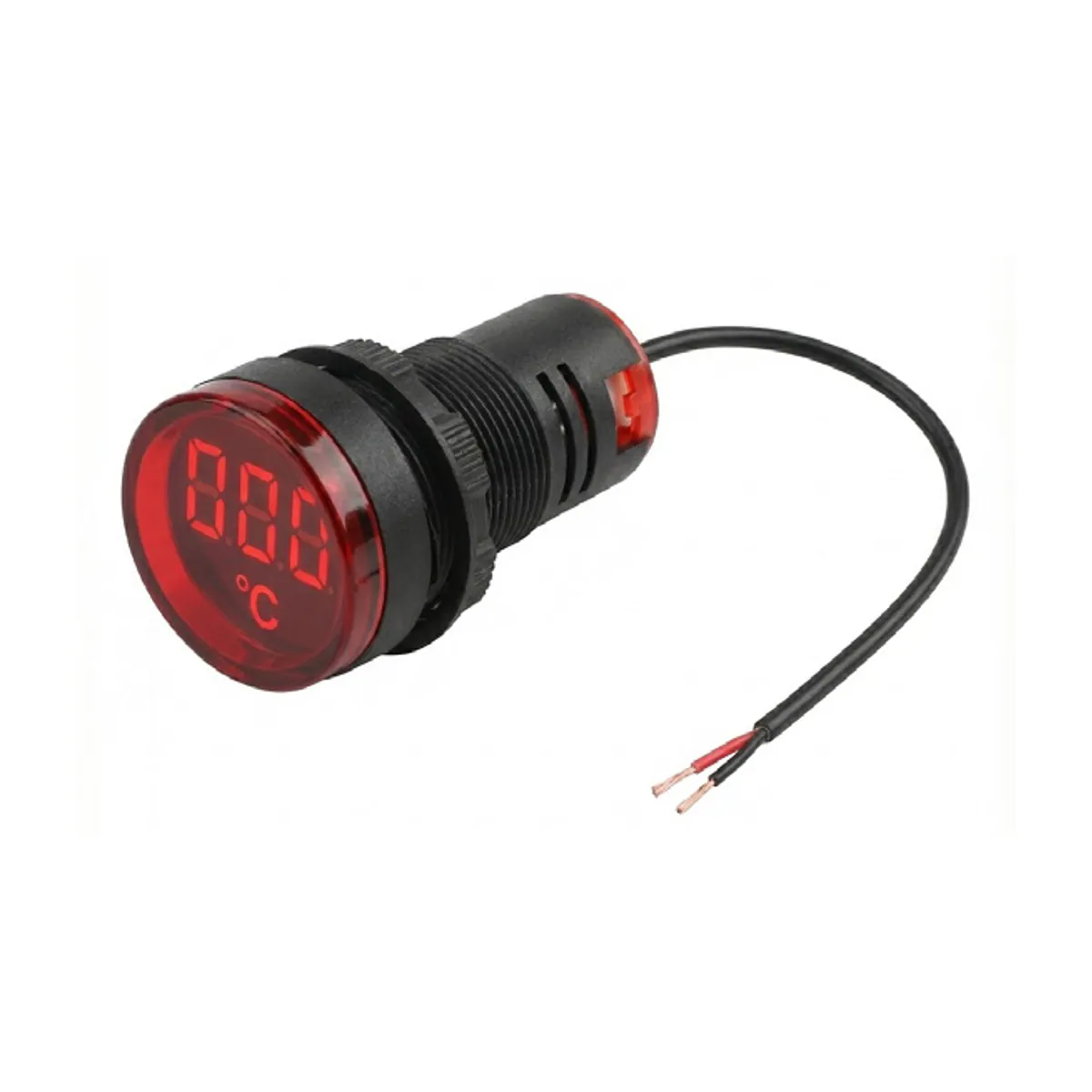 Gwest 22-TM-Y Ø 22mm Thermometer — Green