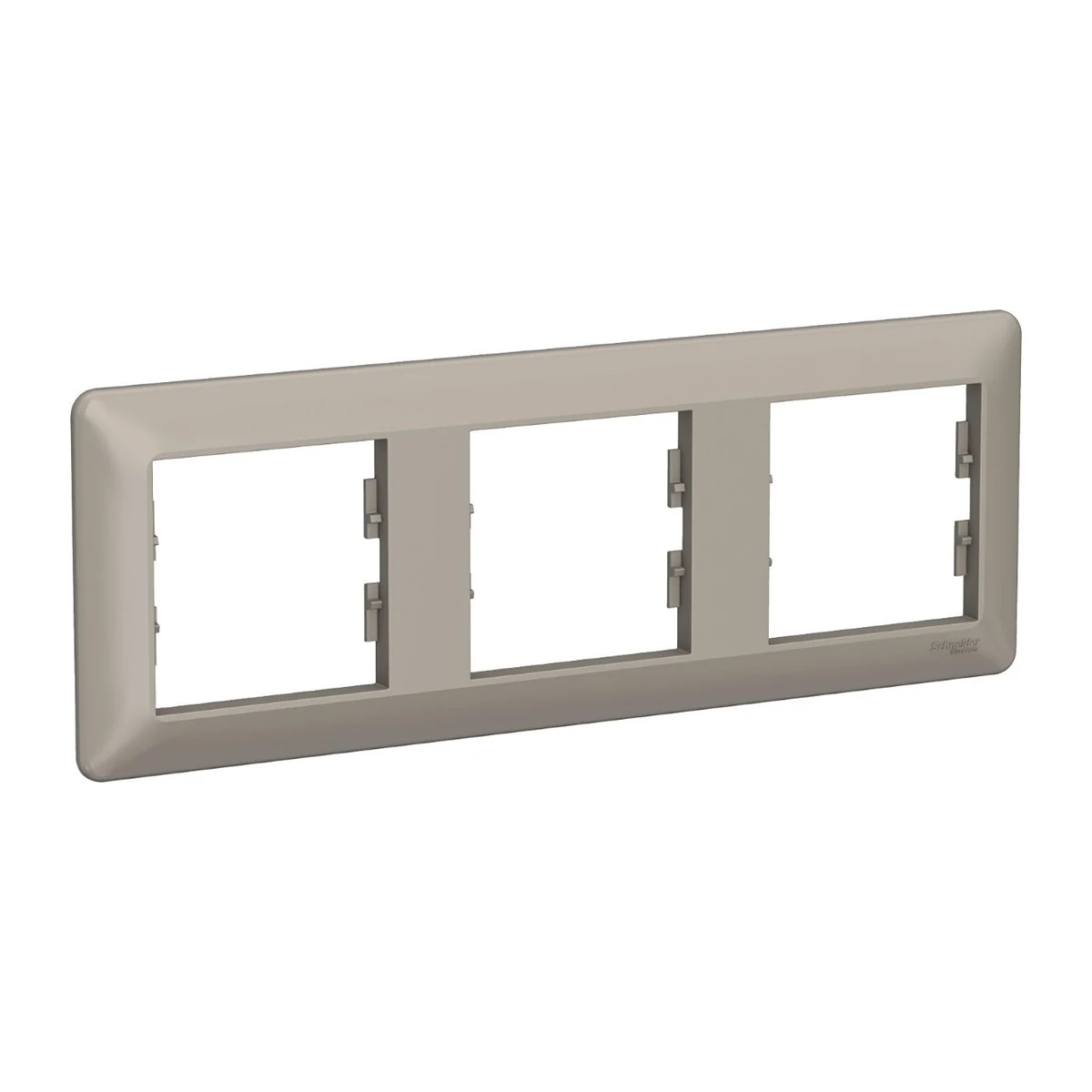 Schneider Electric EPH5805369 Asfora EM Plus 3lü Horizontal Frame Bronze