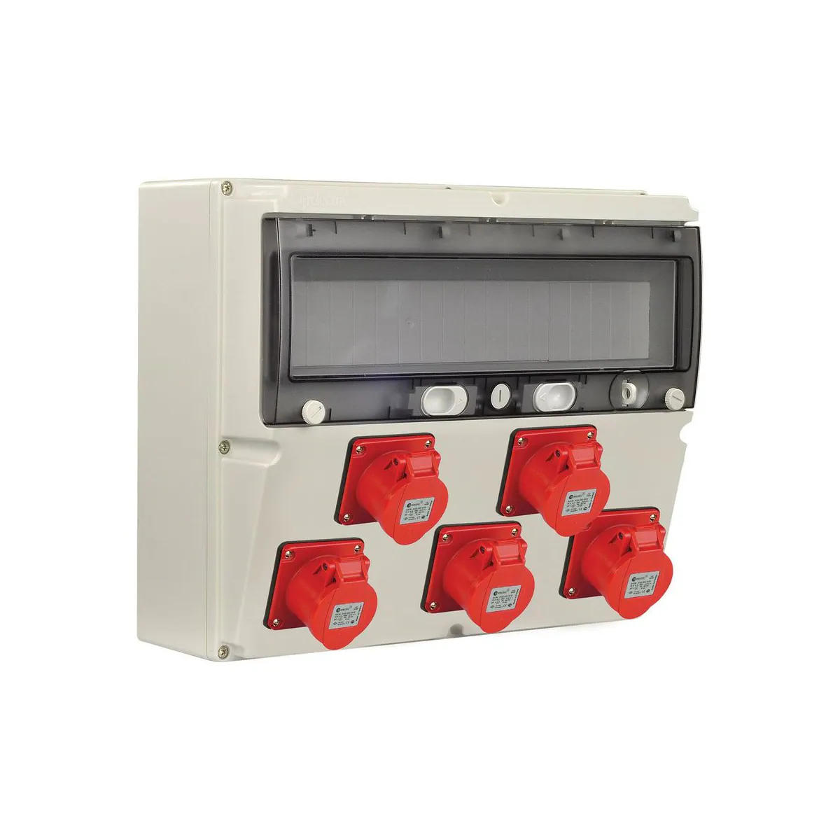 TP Elektrik 3323-000-1705 360x300 Priz Montajlı Kombinasyon Kutusu, 5x32A Prizli