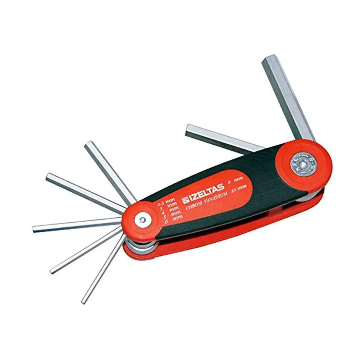 İzeltaş Kaset Allen Anahtar Takımı 7 Parça (2,5mm-10mm)