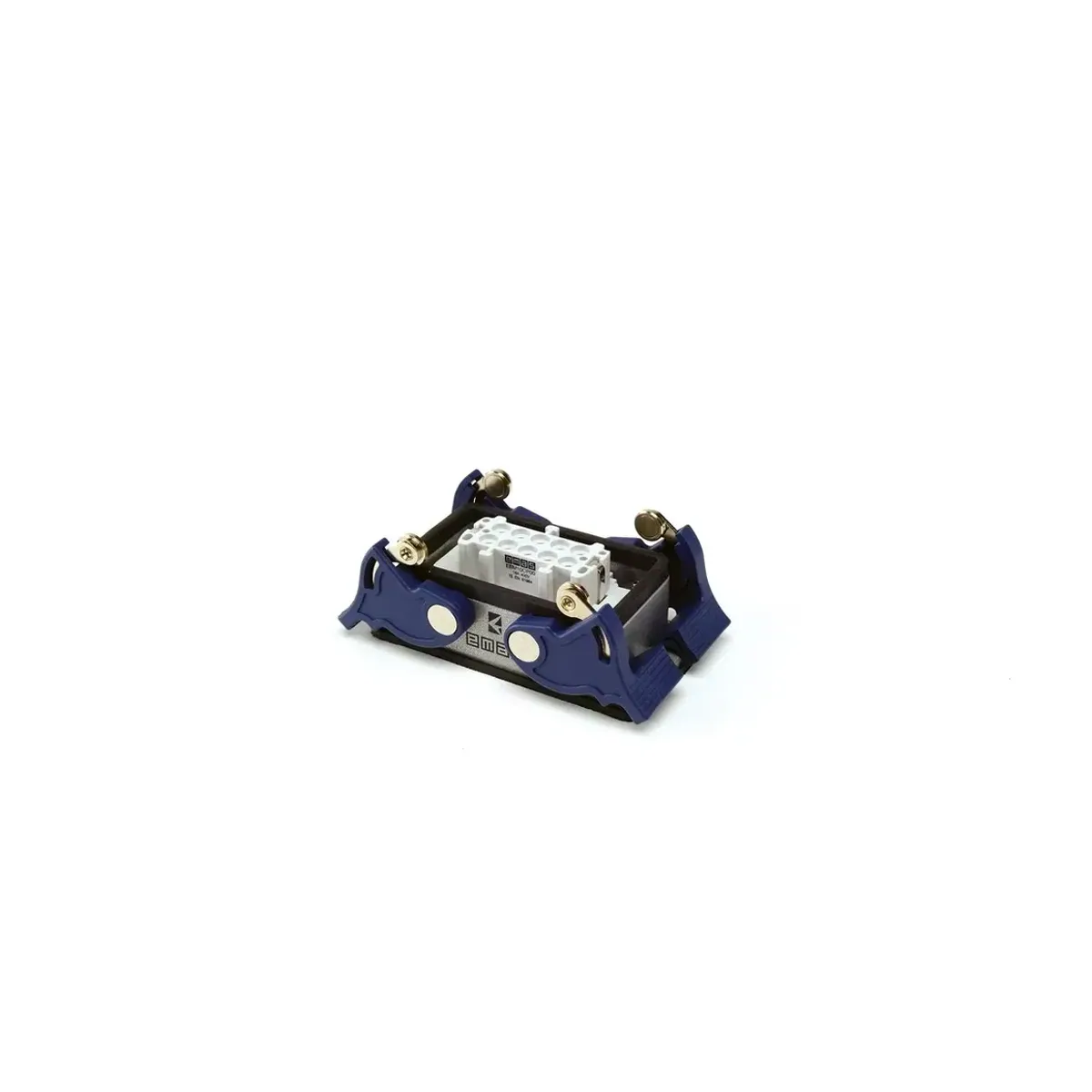 Emas Metal 10 Contact Machine Type Socket 16A Bottom Entry 4 Latched Multi-Contact EBM10PM44