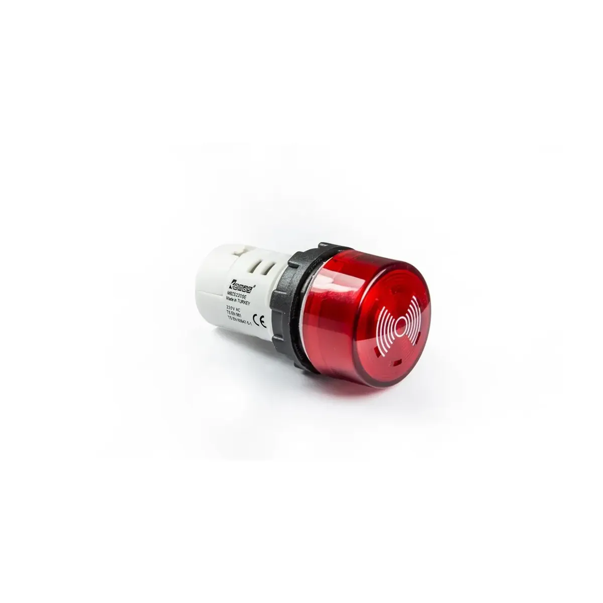 Emas MB Series Plastic LED Illuminated 220V AC 22mm 90db Buzzer IP50