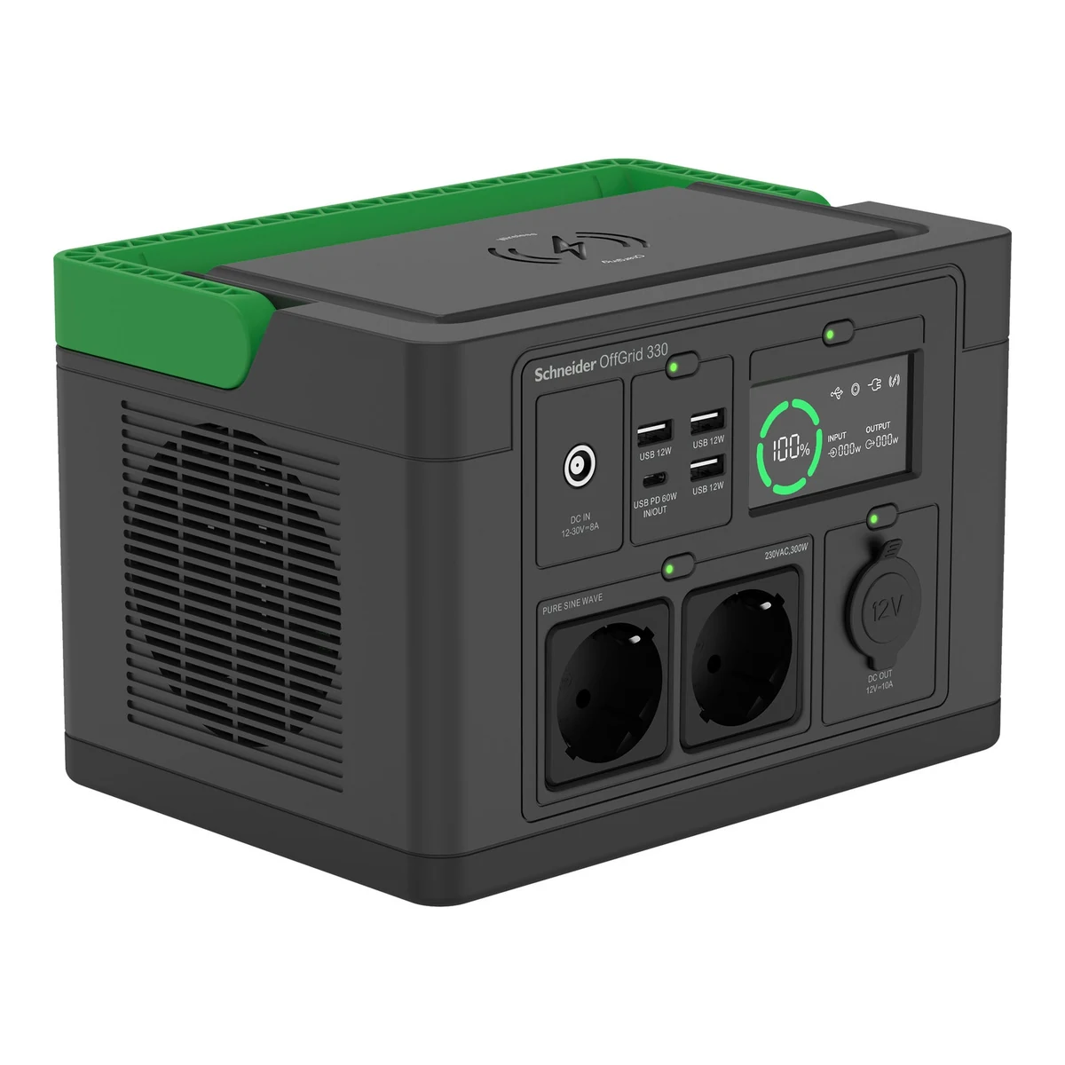 Schneider Electric PPS330-GR OffGrid Taşınabilir Güç İstasyonu 330, 230V, 332Wh Lityum-iyon — üretici temsili ürün görseli