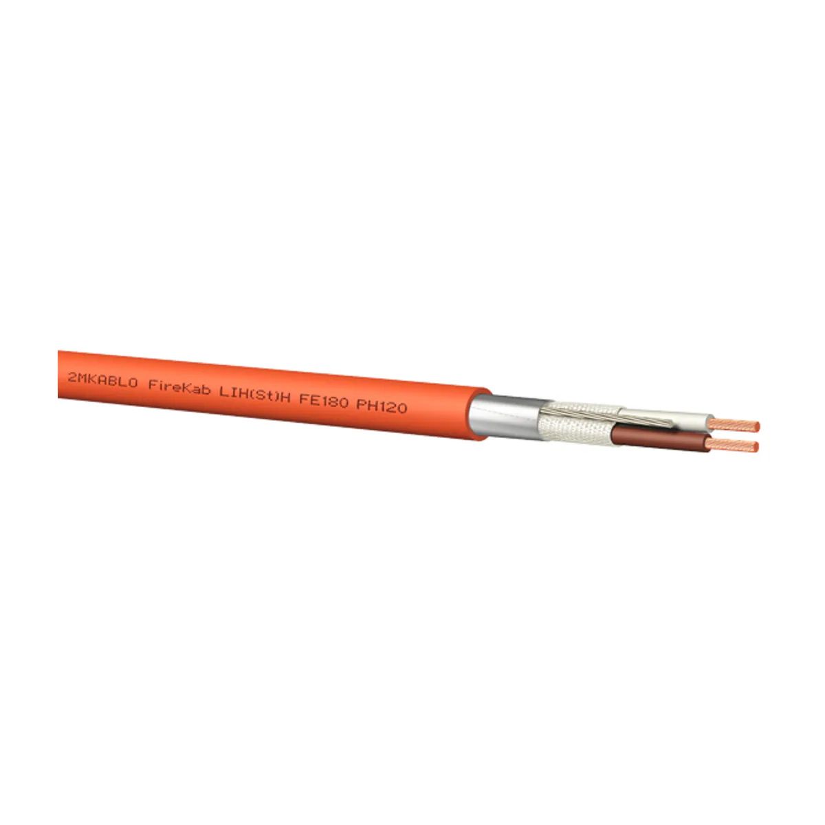 2M Kablo FireKab LIH(St)H FE180 PH120 2x0.75 mm2 Turuncu üretici ürün ailesi görseli
