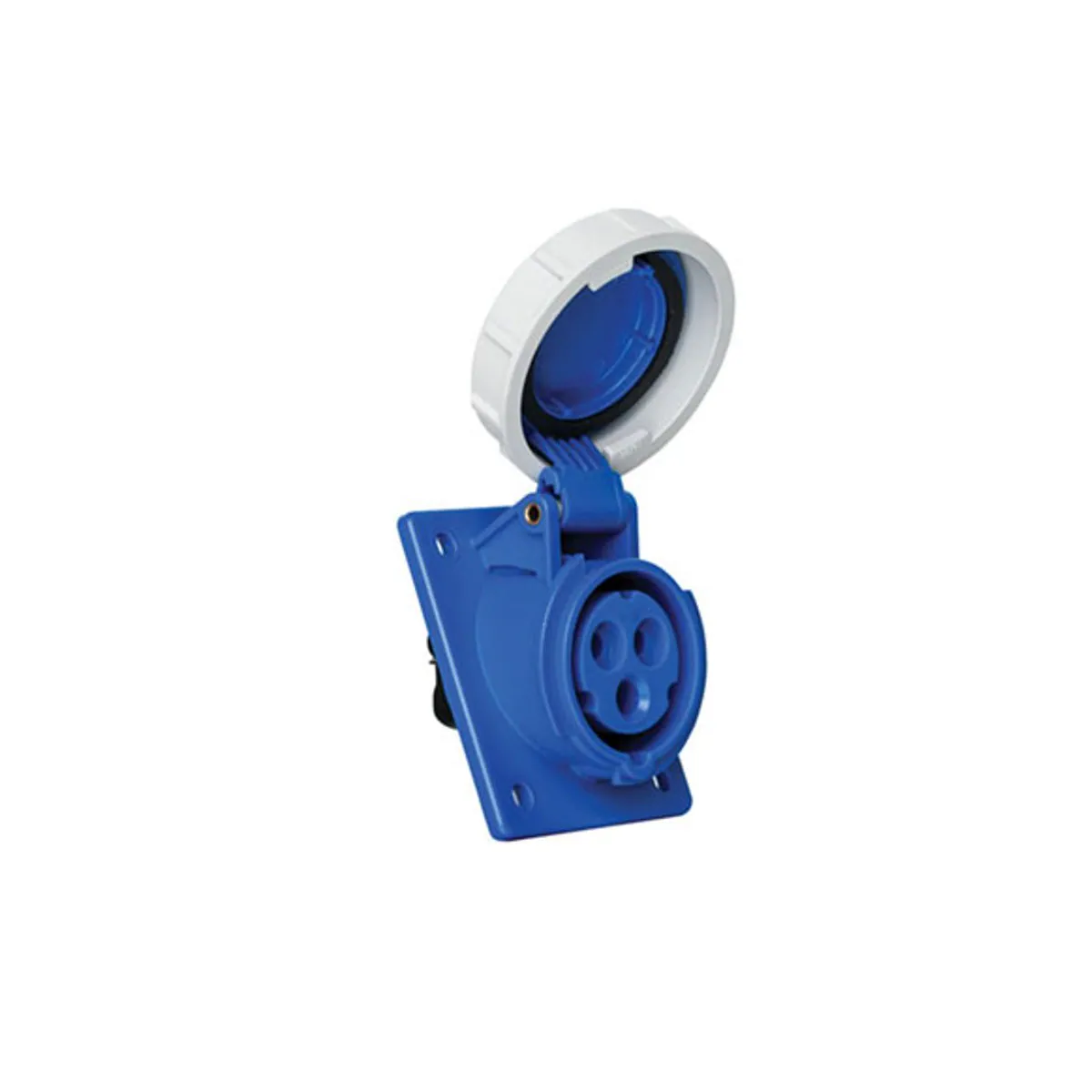 PCE 406503V 3x16A Machine Socket Angled IP67 Screw Type