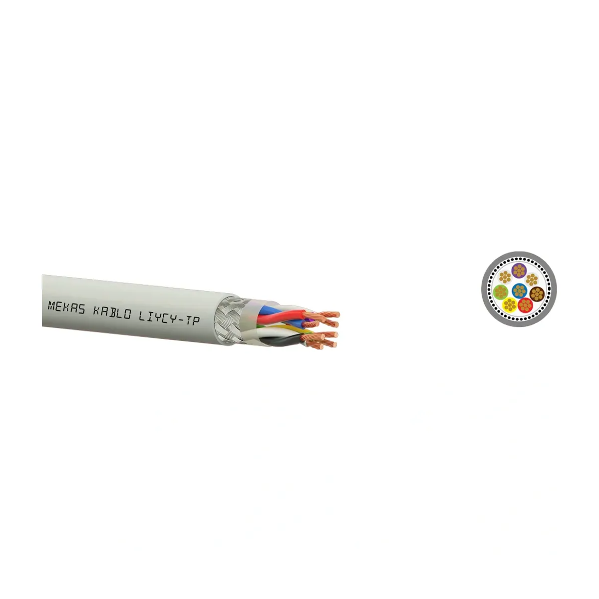 Mekas 6x2x1 mm2 LIYCY-TP Signal Cable