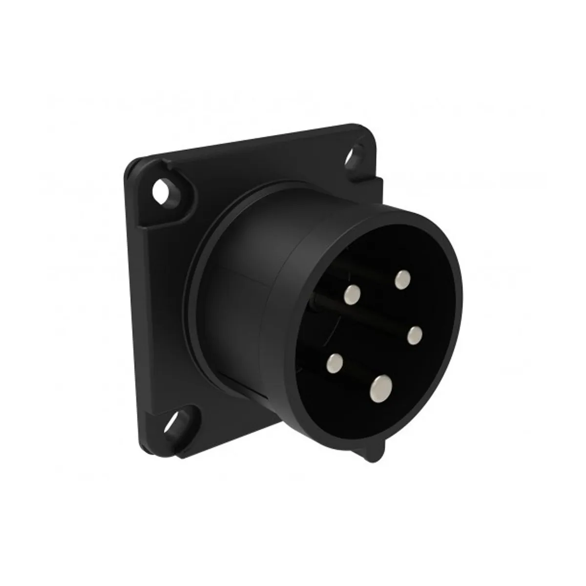 Bemis BCS-1505-2114 CEE Machine Plug 16 A 3P+E+N IP44 Black