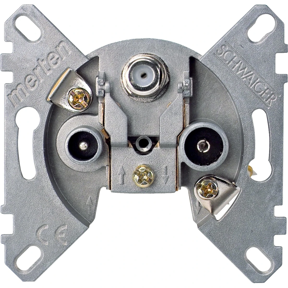 Schneider Electric MTN466097 TV+FM+SAT star-end Socket (3 outputs)